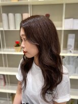 ドレス(Dress)&nbsp;韓国レイヤー/韓国ウェーブ/ダークブラウン