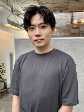 ソイ コンク 下北沢(soi conc) ニュアンスパーマ/センターパート/メンズパーマ◎