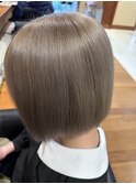 圧倒的透明感ハイトーンベージュ/ブリーチ/ボブ