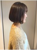 ココアブラウン　透明感カラー　30代40代　髪質改善　美髪　艶髪