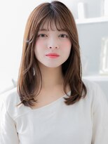 モッズヘア 越谷(mod's hair)&nbsp;前髪パーマ暗髪ダークアッシュ小顔セミディTc1越谷20代30代40代