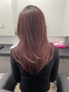 アクション 心斎橋店(ACTION) ワンカールレイヤー/ピンクベージュ