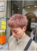 【IRIE HAIR福岡】ダウンバングショート×ブリーチカラー