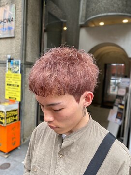 アイリーヘアデザイン(IRIE HAIR DESIGN) 【IRIE HAIR福岡】ダウンバングショート×ブリーチカラー