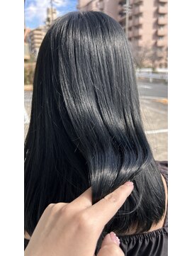 ビオトープ(Bio Top) 透け感ブルーブラック