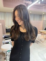 カルパ(calpa)&nbsp;顔まわりカット　ミルクティーグレージュ