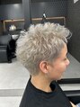 アグ ヘアー イオット 大和田店(Agu hair i'ott) スパイキーショート×ハイトーンカラー