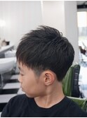 爽やかショート×小学生カット束感刈り上げショートキッズ