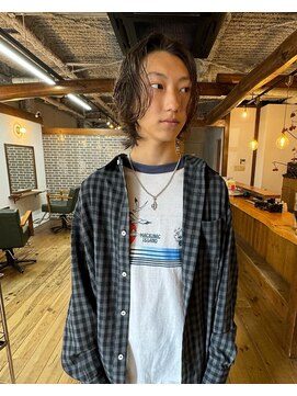 ソーレ(sole) メンズボブウルフパーマ