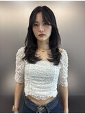 レイヤーカット/髪質改善ストレート/顔まわりレイヤー