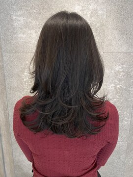 ピークアブー 原宿ハラカド(PEEK-A-BOO) 姫カットレイヤーウルフロングミディアムハッシュカット