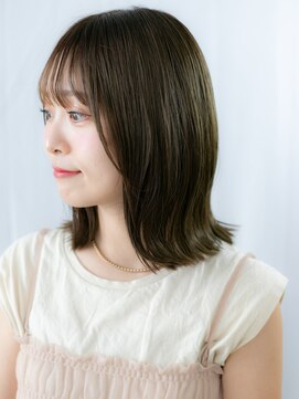 ドクターズ サロン ラブ(Dr's Salon LAB) ツヤ髪ミストバングアースカラーくびれボブc古河20代30代
