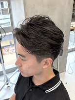 エリマ 調布(elima)&nbsp;調布メンズカット刈り上げセンターパートフェザーパーマフェード