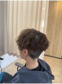 刈り上げスパイラルパーマ