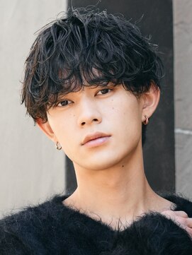 レタッチバイフィフス(RETOUCH by fifth) 原宿メンズパーマルーズパーマシャドウパーマッシュウルフゆるめ