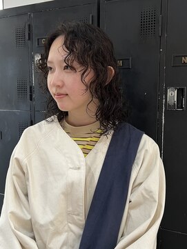 ヘアーアイストゥーレ(HAIR ICI TRE) ミディアムパーマ　カーリーパーマ　ふわふわパーマ