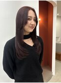 ローレイヤー×ワインレッド