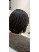 プルト 平尾(PLUTO) 縮毛矯正で叶う丸みボブ