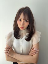 ロンド クラン 岡崎(Lond Clan) 韓国っぽく垢抜けるミディアムレイヤーヘア