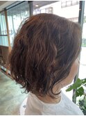 くせ毛ボブ