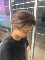 キング 京橋店(K!ng)&nbsp;レイヤーカットブリーチなしダブルカラーハッシュカット韓国