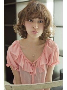 ディフィーノ 青山(DIFINO) 『ガーリー』×『ホワイトベージュ』☆外国人風☆ベールウェーブ