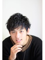 ノイセル(Noisyle)&nbsp;ワイルドツーブロックスパイラルパーマショート