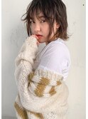 ラフウェーブ×ショートボブ