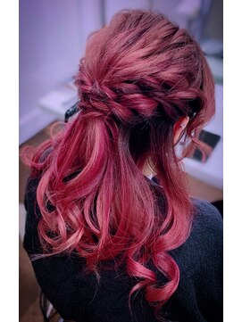 ヘアースペース 練馬店(hair space COCO) ハーフアップ