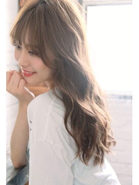 チョビー(Chobii) [表参道]デジタルパーマ グレージュカラー ことりベージュ 艶/97