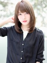 アンド ストーリーズ(&STORIES)&nbsp;大人可愛い厚めバングナチュラルストレート