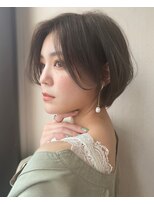 20代30代40代小顔になれる大人かわいい×耳かけショート/抜け感