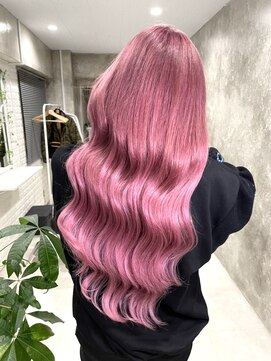 ニノ(nino) 【NINO】韓国ヘア/ミルキーピンク/シールエクステ