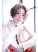 首元すっきりやわ感インナーフェイスフレーミングショートボブ