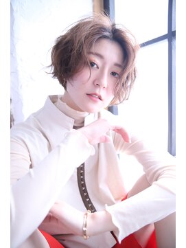 ルララドゥ 首元すっきりやわ感インナーフェイスフレーミングショートボブ