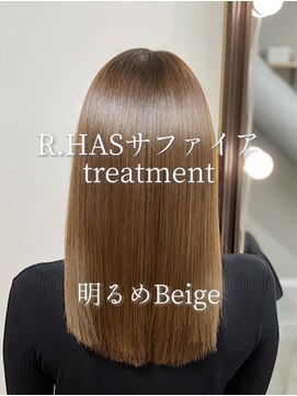 アールサロンギンザ(Rr SALON GINZA) R.HASサファイアtreatment×color