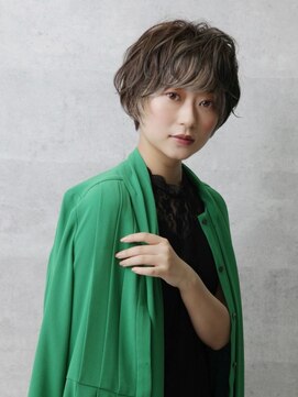 ヘアーサロンソシエ 本厚木店 マッシュショート/無造作カール[本厚木/本厚木駅]