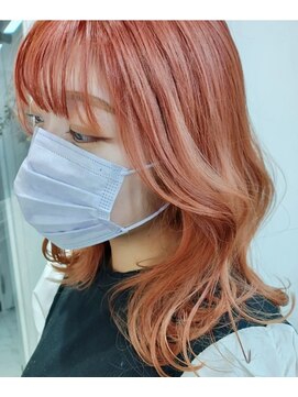 パープル(purple) オレンジピンクカラー