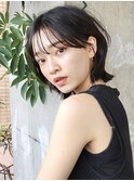 ひし形ウルフボブ／アッシュ／表参道／30代40代50代