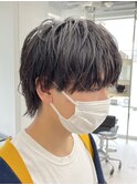 ウルフカットメンズカット