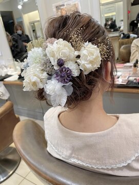 テトラ バイ ネオリーブ 横浜西口店(tetra by neolive) 横浜★アレンジ　着付け　メイク　セット　編み込み