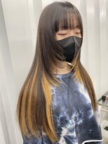 ココ 本八幡(KOKO)&nbsp;□黒髪クラゲヘアーオリーブグレー小顔ココアベージュレイヤー