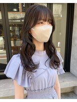 コフィー バイ メルト 吉祥寺(cofy by melt)&nbsp;【松本咲花】韓国風レイヤーカット/透明感オリーブグレージュ