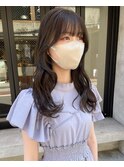 【松本咲花】韓国風レイヤーカット/透明感オリーブグレージュ