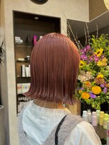 アールトゥーヘアー(art To Hair) ピンクオレンジ/ブリーチカラー/ハイトーンカラー