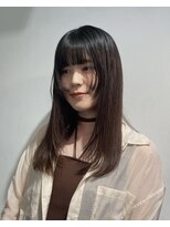 ローレン(LOREN)&nbsp;グレージュカラーミルクティーカラーインナーカラーダブルカラー