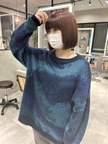 ムード タテマチ(mood tatemachi)&nbsp;コンパクトボブ×前髪デザイングレージュ