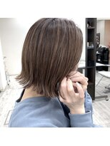 セダクション 道後樋又店(Seduction) 松山市/20代/30代/40代/ハイライト×パツっとボブ