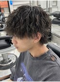 ウルフ×ツイストパーマ
