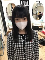 フープ(hoop)&nbsp;前髪も輪郭に似合う形にカット